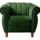 Poltrona Realeza Chesterfield Cadeira Vintage Decoração Retrô