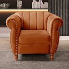 Poltrona Realeza Chesterfield Cadeira Vintage Decoração Retrô