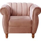 Poltrona Realeza Chesterfield Cadeira Vintage Decoração Retrô