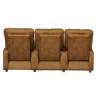 Poltrona Reclinável 3 Lugares Para Sala De Cinema Pequim Pu C