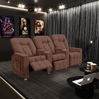 Poltrona Reclinável 3 Lugares Para Sala De Cinema Pequim Velu