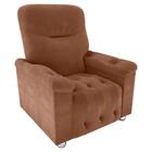 Poltrona Reclinável  Papai Bristol Veludo Cobre