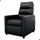 Poltrona Reclinável  Papai Theo Sintetico Preto