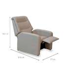 Poltrona Reclinável Alore Bege