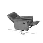 Poltrona Reclinável Audi  Marrom Claro