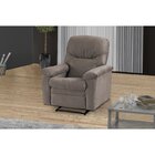 Poltrona Reclinável Audi  Marrom Claro