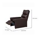 Poltrona Reclinável Aurora Marrom