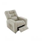 Poltrona Reclinável Azera Mx-7 Suede Animale Bege - Matrix