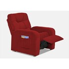 Poltrona Reclinável Azera Mx-7 Suede Animale Vermelho - Matrix