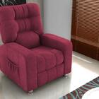 Poltrona Reclinável Azera Mx-7 Suede Animale Vermelho - Matrix