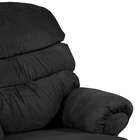 Poltrona Reclinável Baronesa Suede Liso Preto