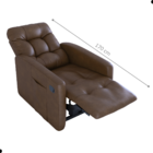 Poltrona Reclinável Bela Rustico Whisky