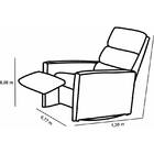 Poltrona Reclinável C/ Balanço Fiesta - Vermelho