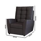 Poltrona Reclinável Cacau Corino Eliot Shop Jm