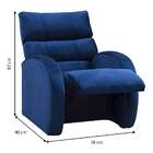 Poltrona Reclinável Camaro Azul