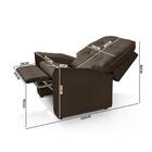 Poltrona Reclinável Capri Marrom