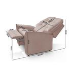 Poltrona Reclinável Capri Rose Rose