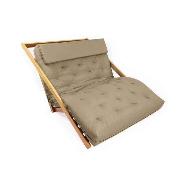 Poltrona Reclinável Casal Bege Sala De Estar