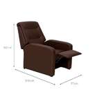 Poltrona Reclinável Champions Marrom