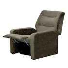 Poltrona Reclinável Classic Suede Amassado Marrom