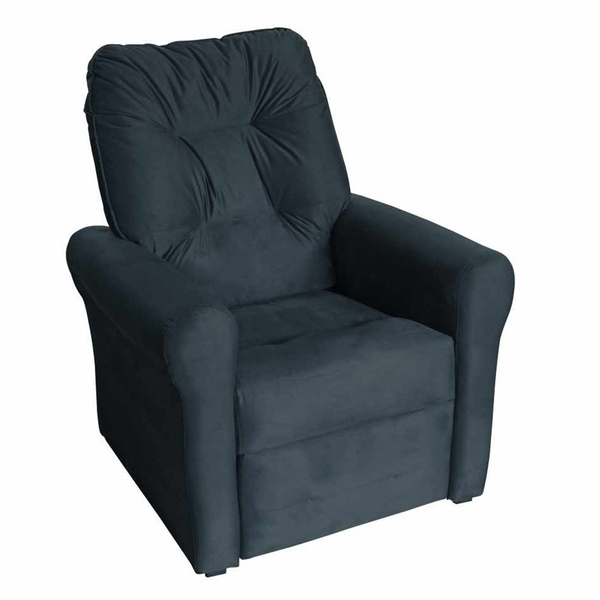 Poltrona Reclinável Clio Mx-24 Com 3 Posições Sued Verde Escu