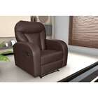 Poltrona Reclinável Com Zero Wall Mx-56 Austin Marrom