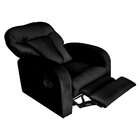 Poltrona Reclinável Com Zero Wall Mx-56 Austin Veludo Preta