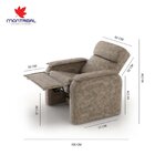 Poltrona Reclinável Comfort  Bege