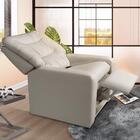 Poltrona Reclinável Corino Bege Benim Shop Jm