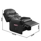 Poltrona Reclinável Corino Preto Juju Shop Jm