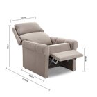 Poltrona Reclinável Dallas  Bege