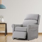 Poltrona Reclinável Dallas  Cinza