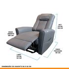 Poltrona Reclinável De Elevação Para Idosos Massageador Aquec
