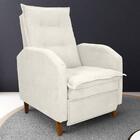 Poltrona Reclinável Do Papai  Bath Boucle Bege