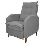 Poltrona Reclinável Do Papai Ben Boucle  Cinza