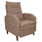 Poltrona Reclinável Do Papai Boucle Marrom