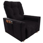 Poltrona Reclinável Do Papai & Mamãe Confort Preto