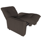 Poltrona Reclinável Do Papai Luka Suede Marrom - Qlare Estofa