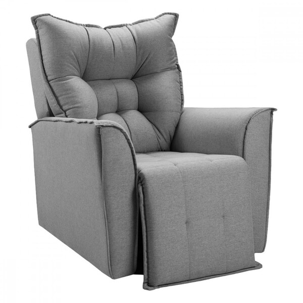 Poltrona Reclinavel Do Papai Para Sala King Tecido Linho