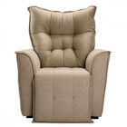 Poltrona Reclinavel Do Papai Para Sala King Tecido Linho