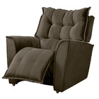 Poltrona Reclinavel Do Papai Para Sala King Tecido Veludo