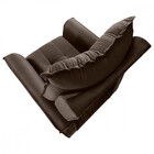 Poltrona Reclinavel Do Papai Para Sala King Veludo Chocolate