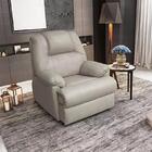 Poltrona Reclinavel Eletrica Brahman 1369 Couro Legitimo Toro