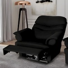 Poltrona Reclinável Elétrica Do Papai Sala Simon Suede Preto