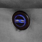 Poltrona Reclinavel Eletrica Malibu Com Usb Veludo Cinza