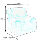 Poltrona Reclinavel Eletrica Malibu Com Usb Veludo Preto