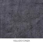 Poltrona Reclinavel Eletrica Malibu Veludo Cinza