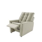 Poltrona Reclinável Em Dois Estágios Parma Off White