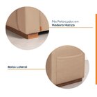 Poltrona Reclinável Essence Cabecasa Madeiraoriginals Bege