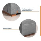 Poltrona Reclinável Essence Cabecasa Madeiraoriginals Cinza C